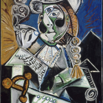 Pablo Picasso, Le matador, Mougins, 4 octobre 1970 Huile sur toile 145,5 x 114 cm / MP 223, 13690 Musée Picasso-Paris / Photo © RMN-Grand Palais (musée Picasso de Paris) / Jean-Gilles Berizzi © Succession Picasso 2016